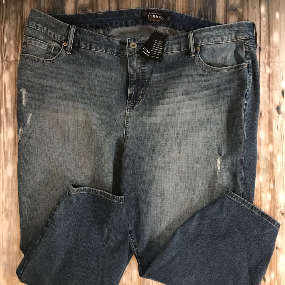Size 26 Plus Torrid Blue Jeans